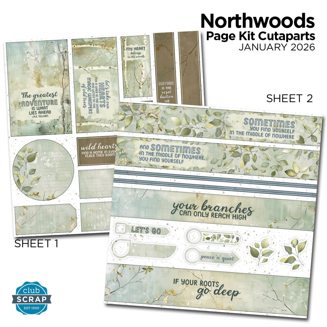 Northwoods Page Cutaparts