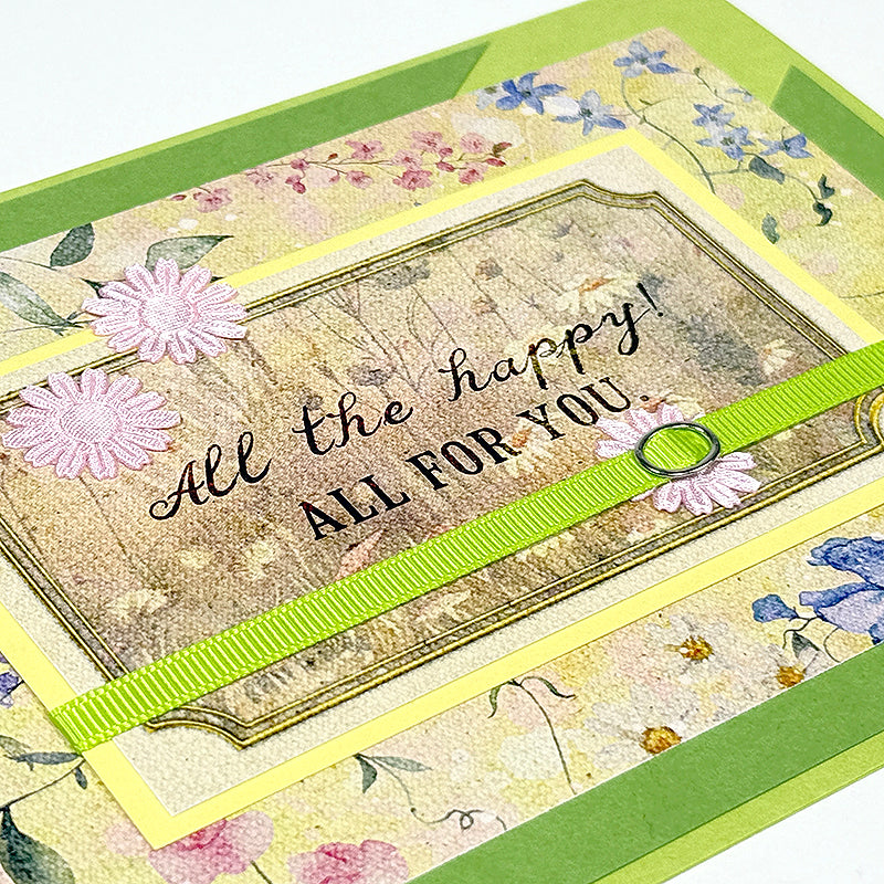 Cottage Garden 12x12 Card Print