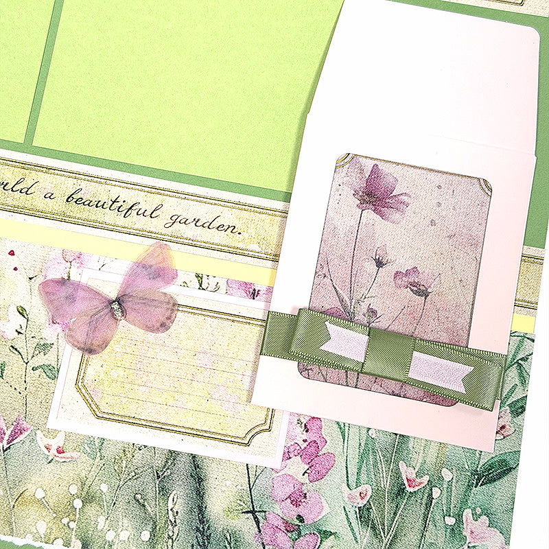 Cottage Garden Page Ribbons