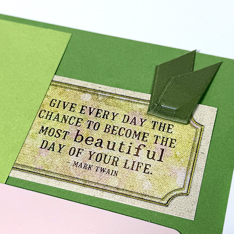 Cottage Garden Page Ribbons
