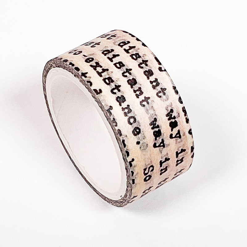 Typeset Script Washi Tape