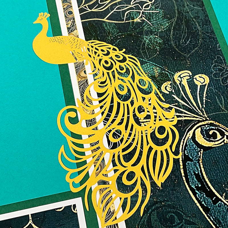 Inspired Laser Cut Peacocks