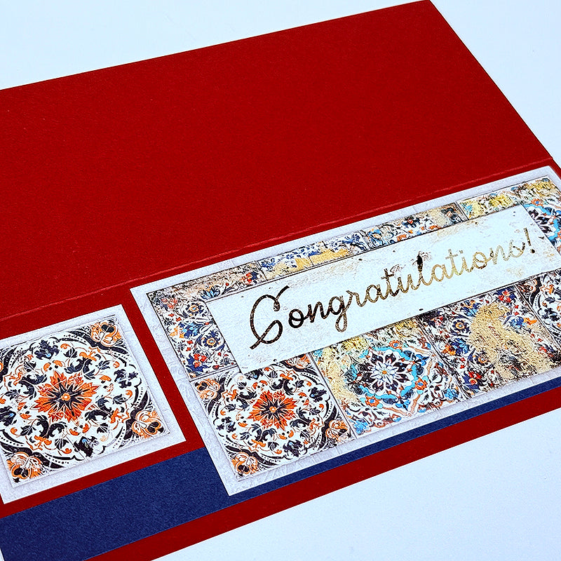 Tunisian Tiles Card Cutaparts