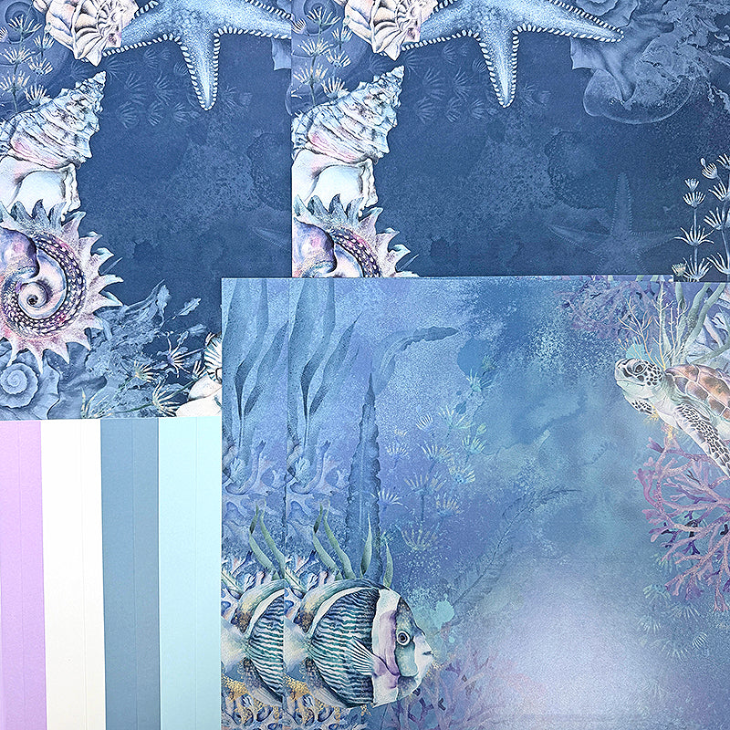 Sea Life 12x12 Assorted Paper Pack