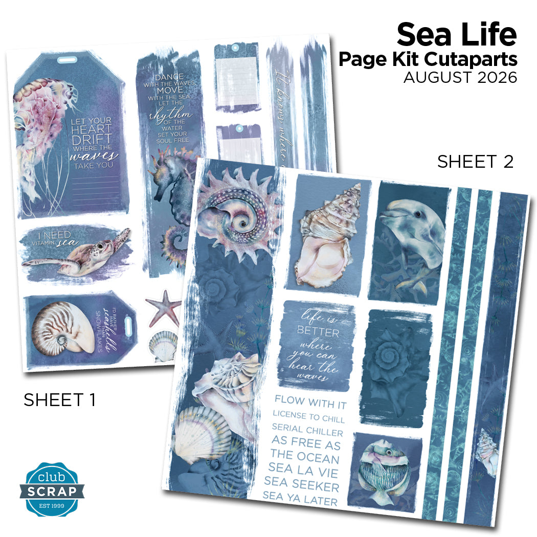 Sea Life Page Cutaparts