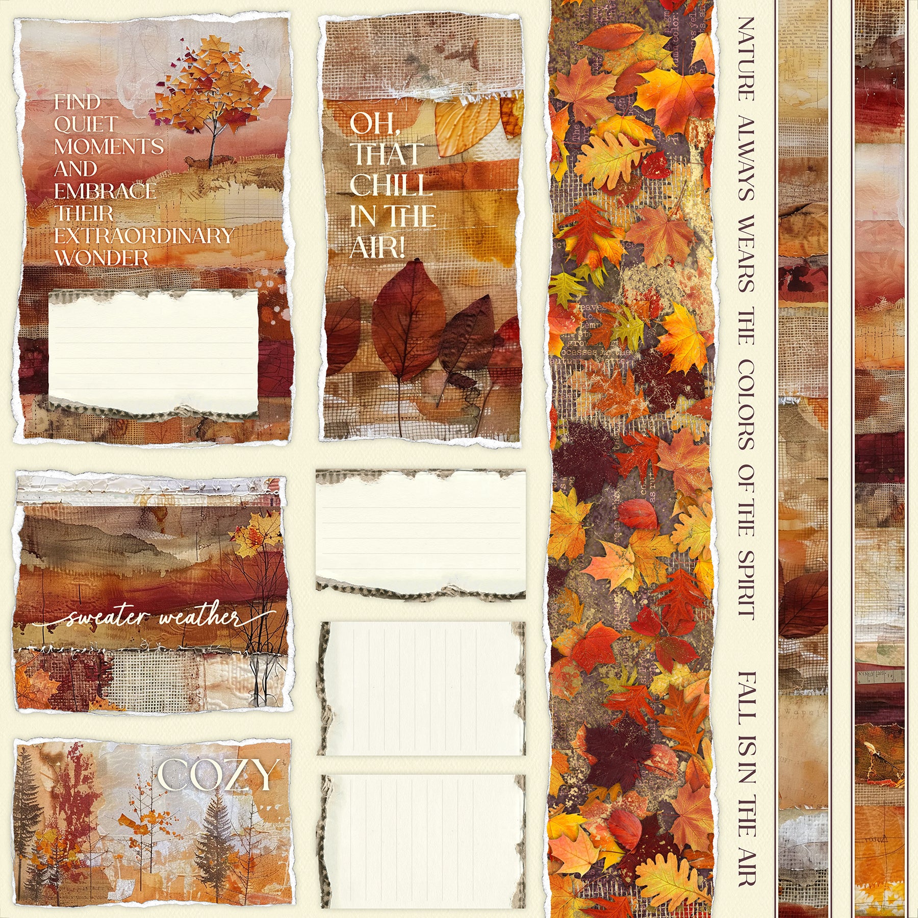 Autumn Glow Page Cutaparts