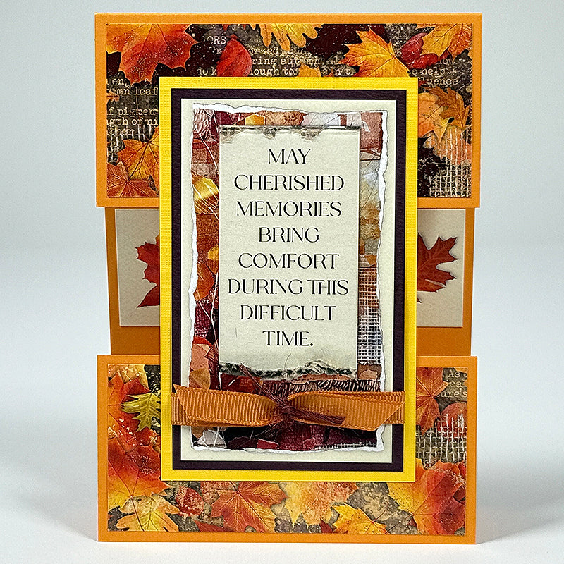 Autumn Glow 12x12 Card Print