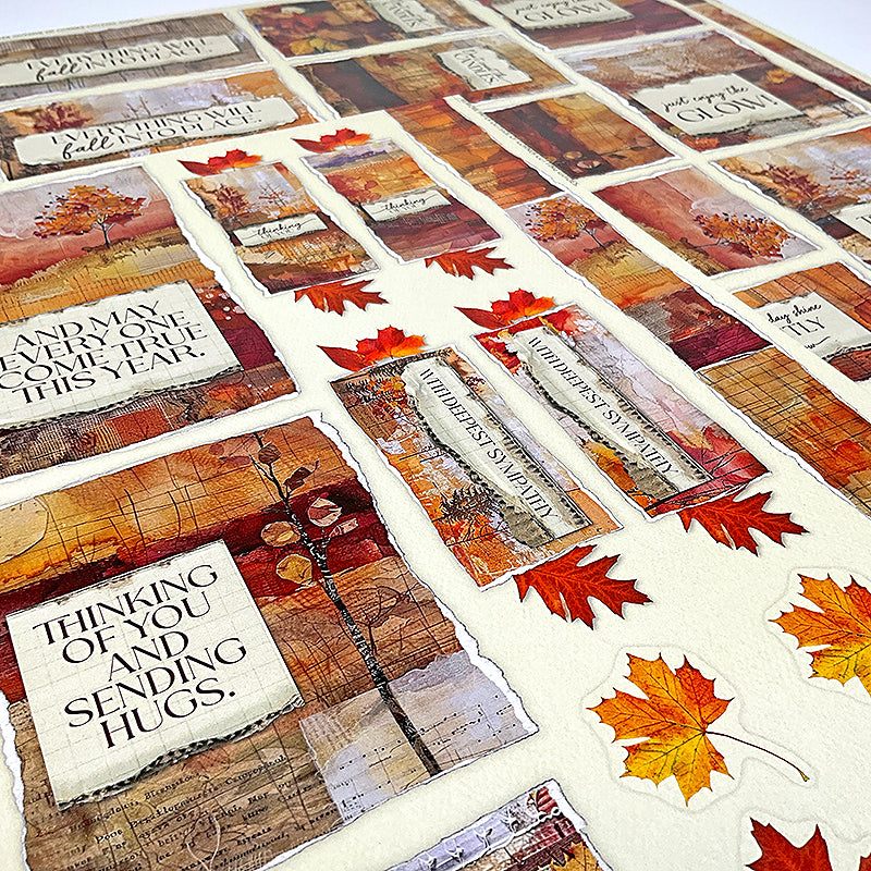 Autumn Glow Card Cutaparts