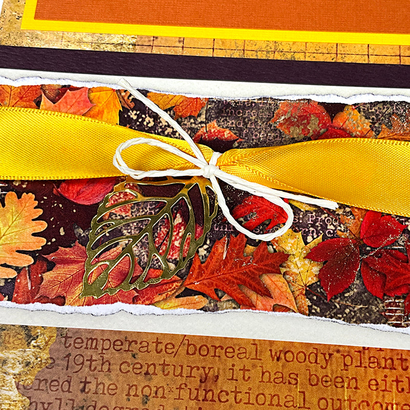 Autumn Glow Large Leaf Charms