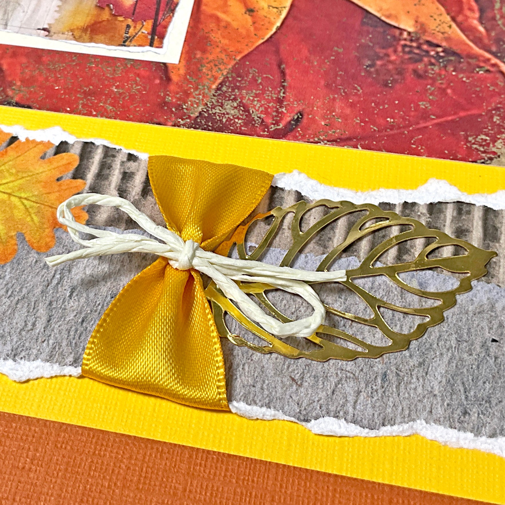 Autumn Glow Large Leaf Charms