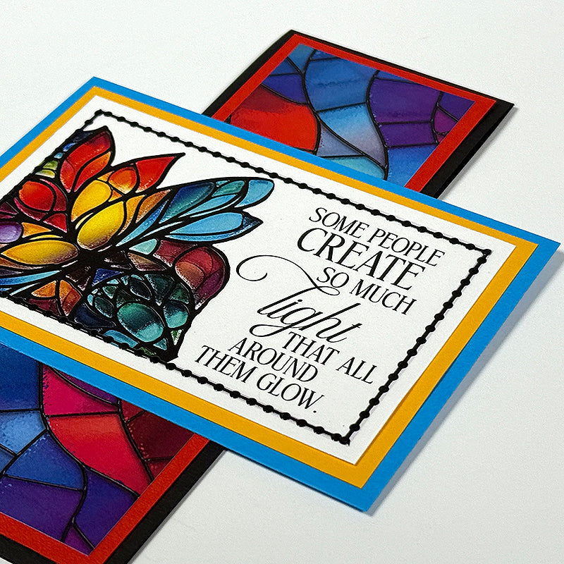 Stained Glass Thin Line Dazzles