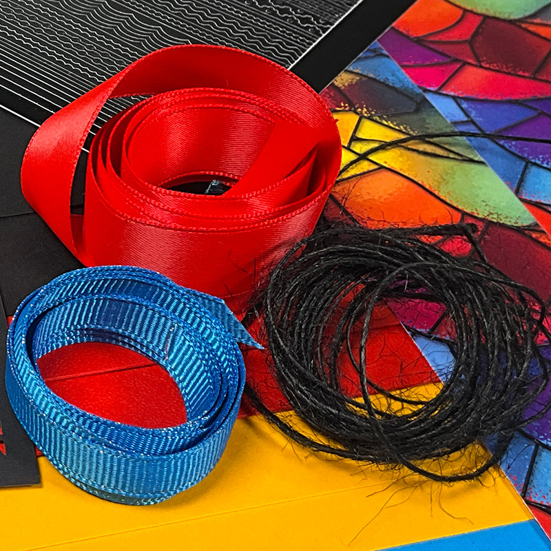 Stained Glass Card Ribbons