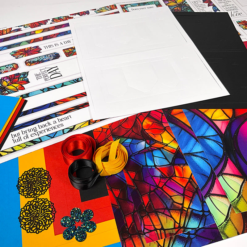 Stained Glass Page Kit