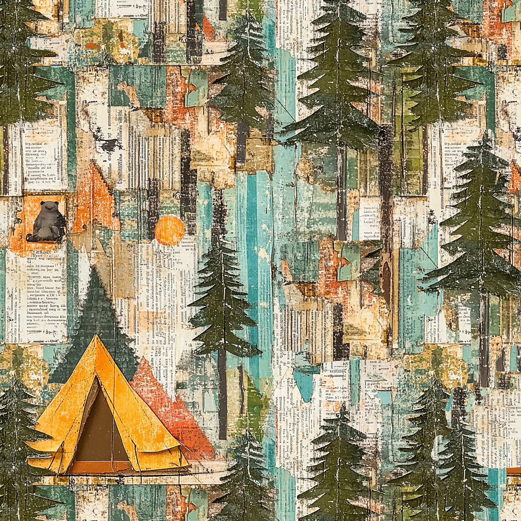 In Tents 12x12 Large Tent Print