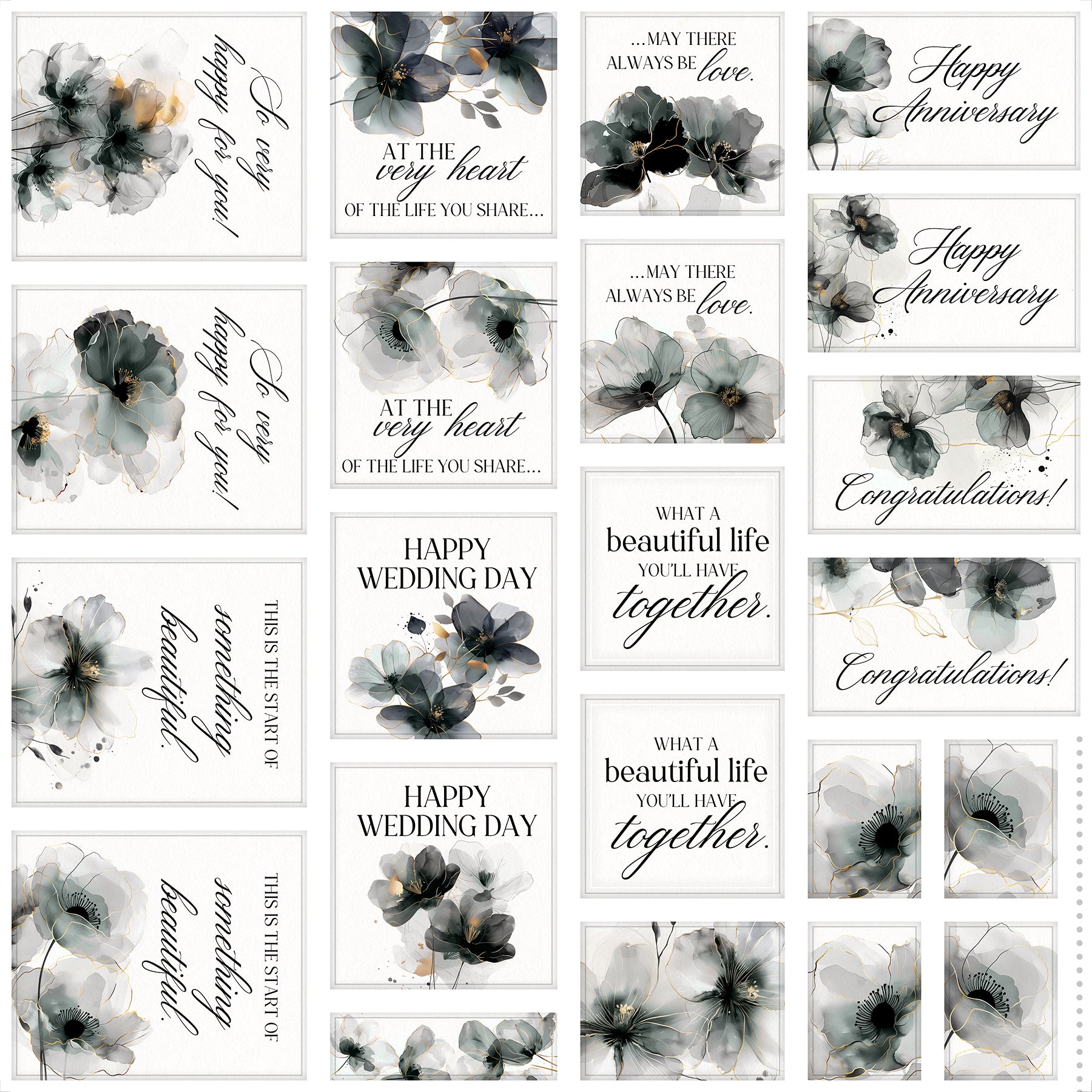 Tie the Knot Card Cutaparts