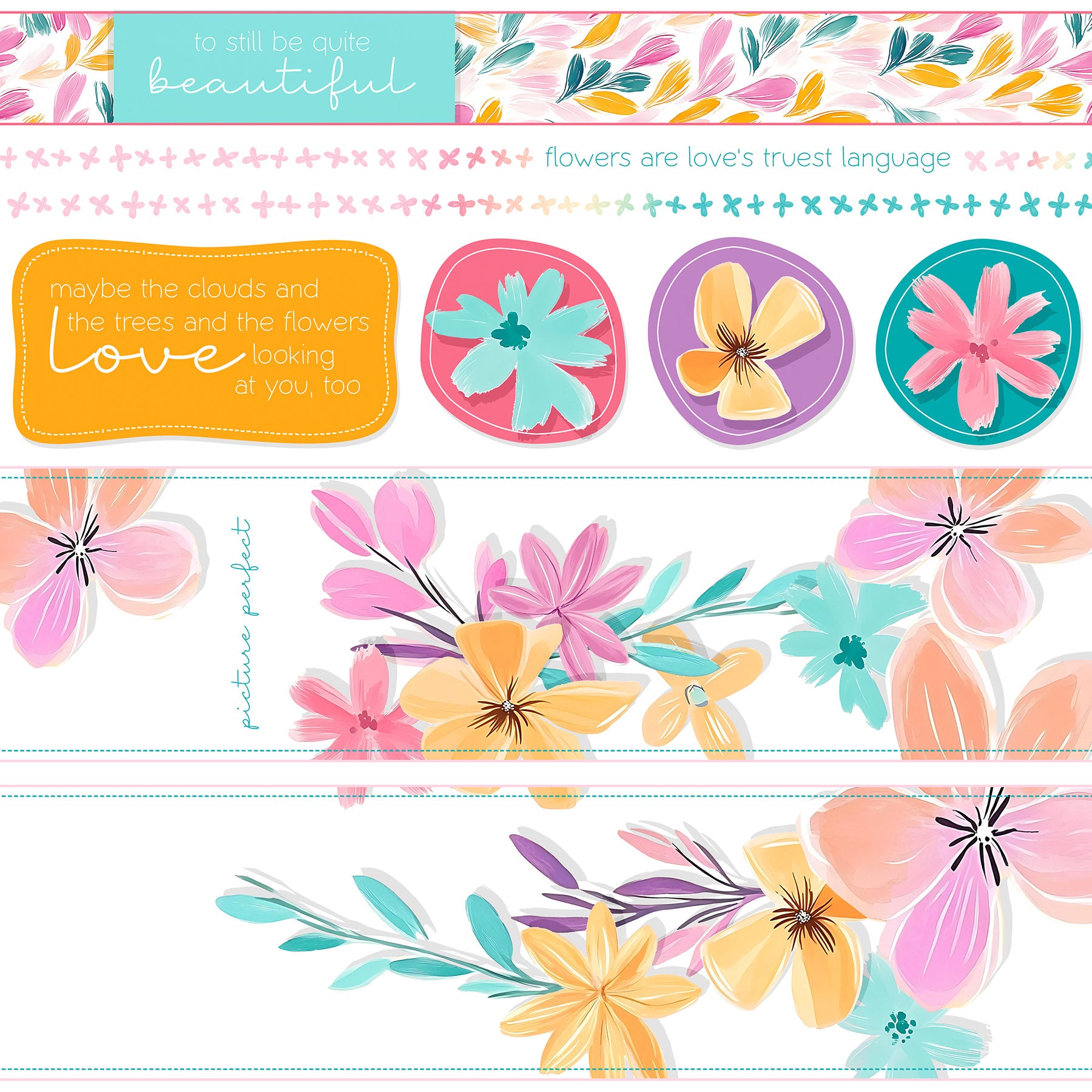 Tiny Blossoms Page Kit