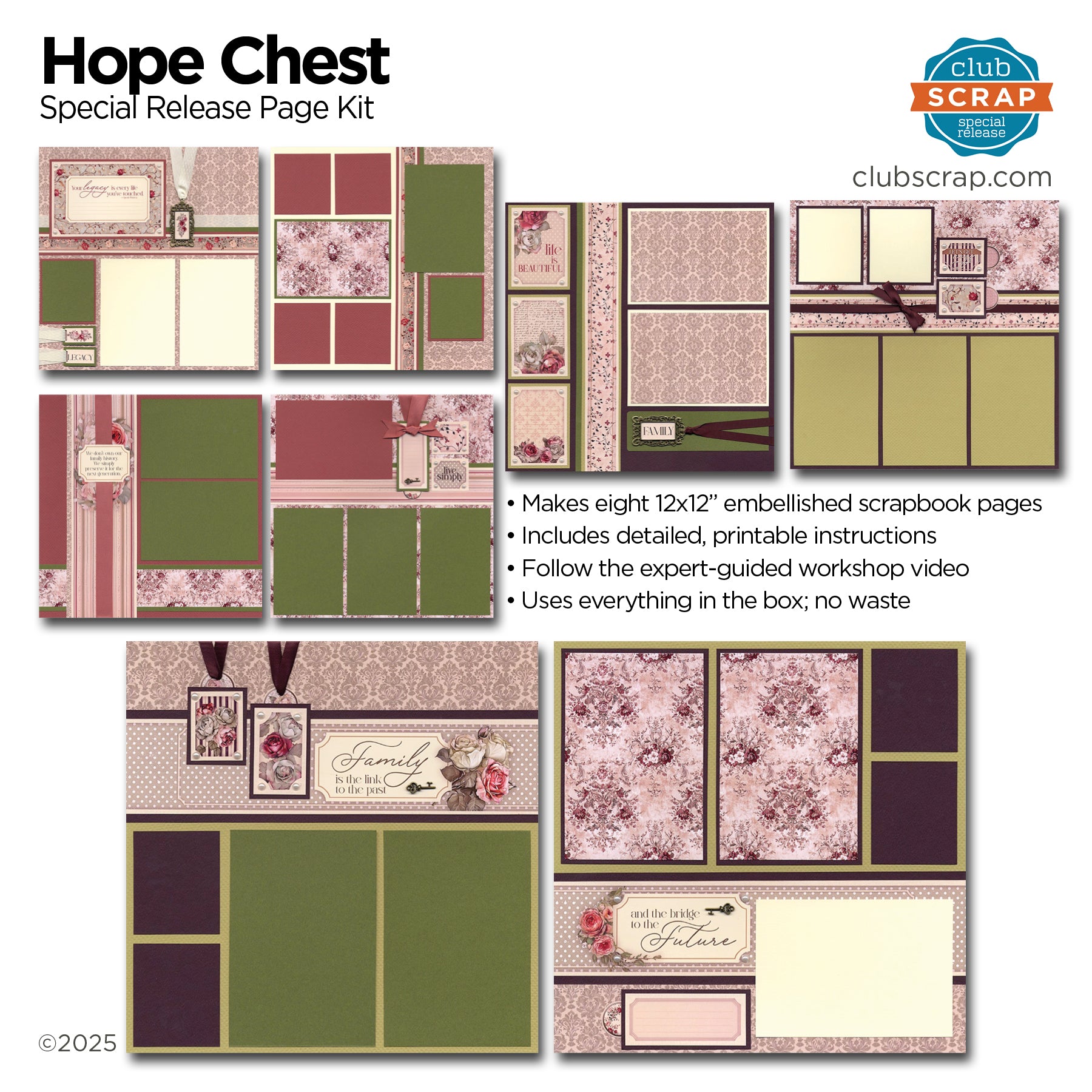 Hope Chest Page Kit
