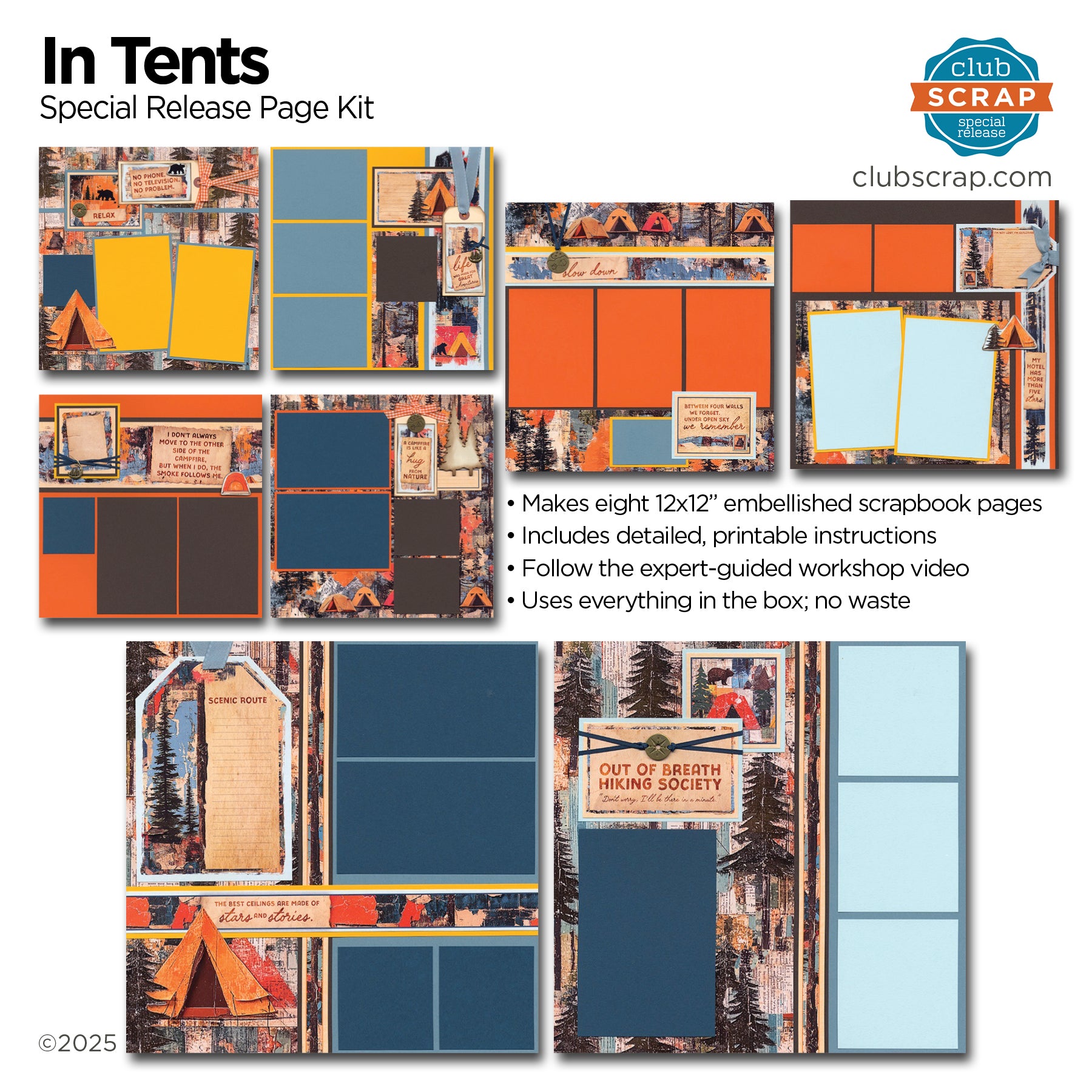 In Tents Page Kit