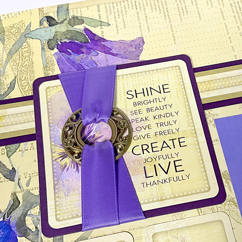 Violet Round Bronze Frames