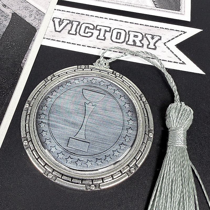 Champions Silver Medals w/ Epoxy Stickers