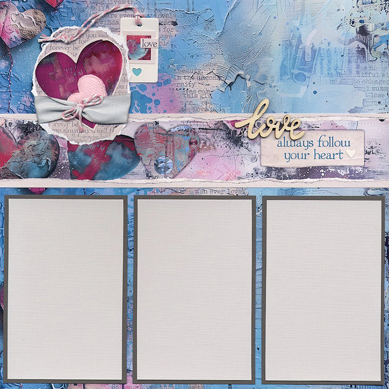 Heartfelt 12x12 Blue Print