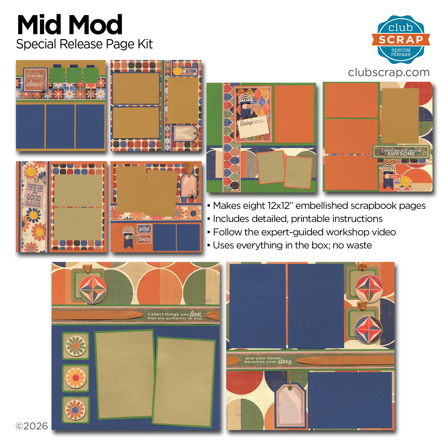Mid Mod Page Kit