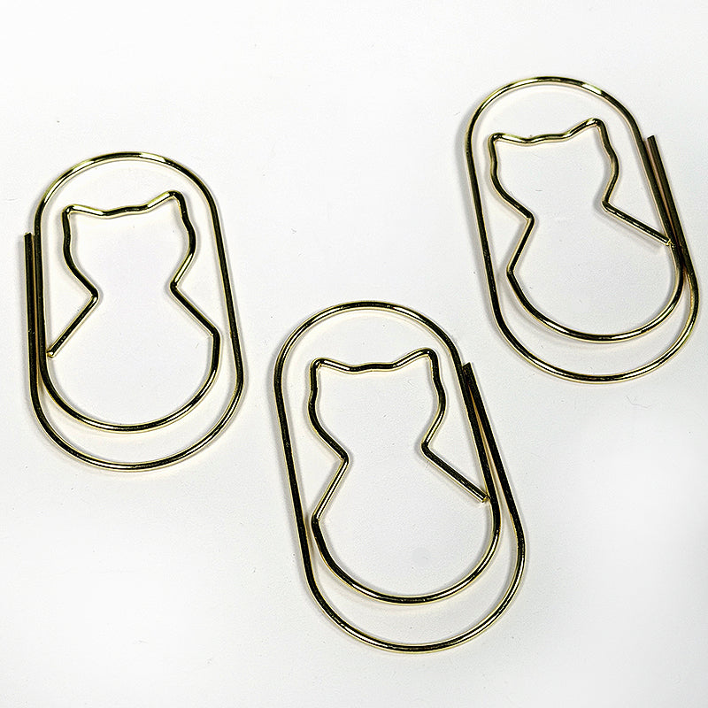 Wags and Whiskers Cat Paper Clips