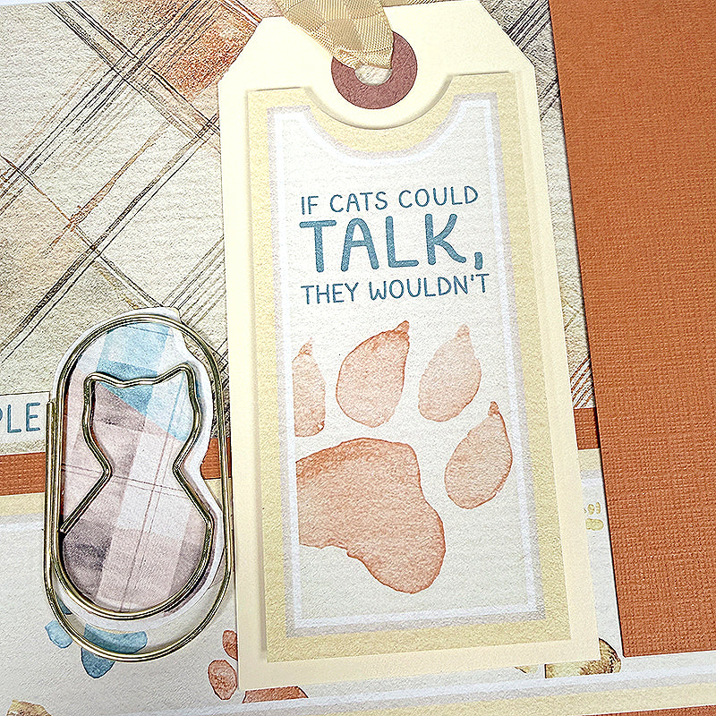 Wags and Whiskers Cat Page Cutaparts