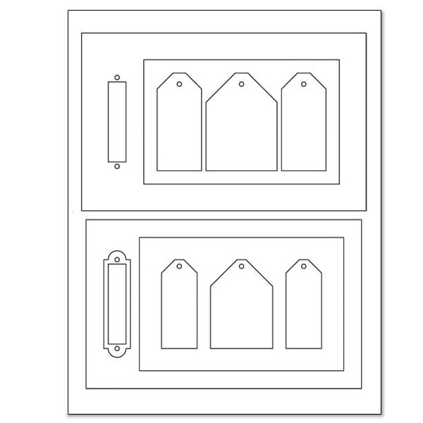 Stained Glass Nesting Frames Die Cut Set