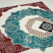 Bandana Paisley Frame Die Cut