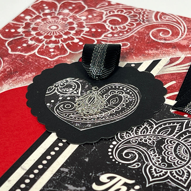 Bandana Heart Tags