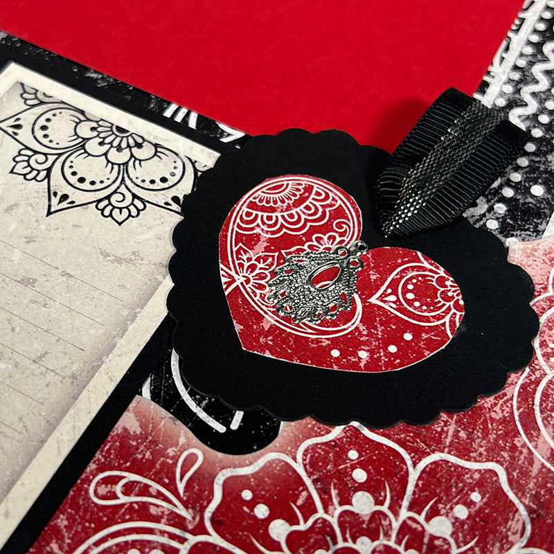 Bandana Heart Tags