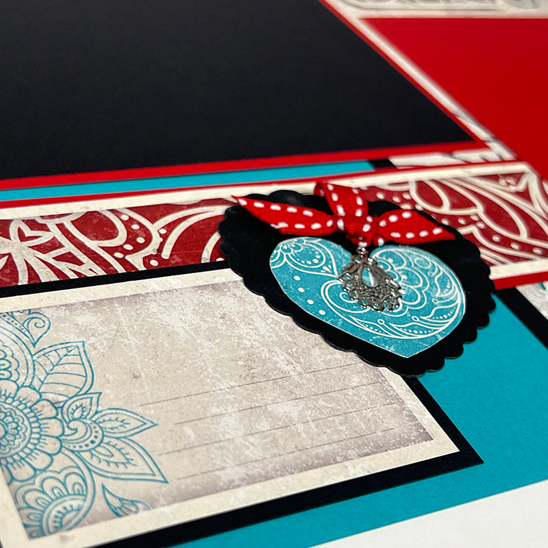 Bandana Heart Tags