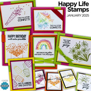 Happy Life Stamps