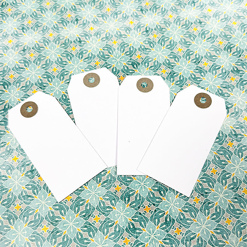 Cabana White Tags