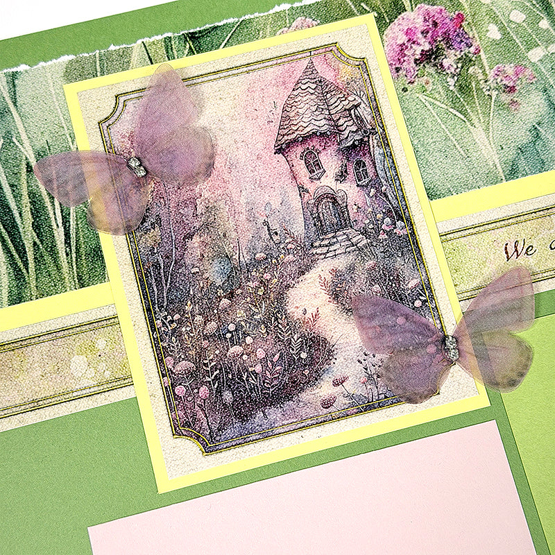 Cottage Garden Organza Butterflies