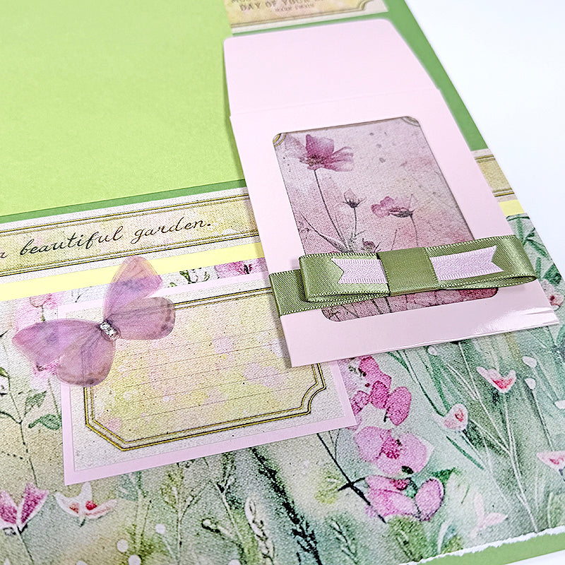 Cottage Garden 12x12 Flower Print