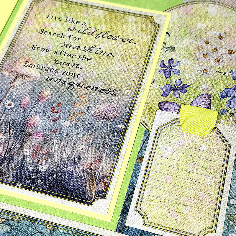 Cottage Garden Page Ribbons