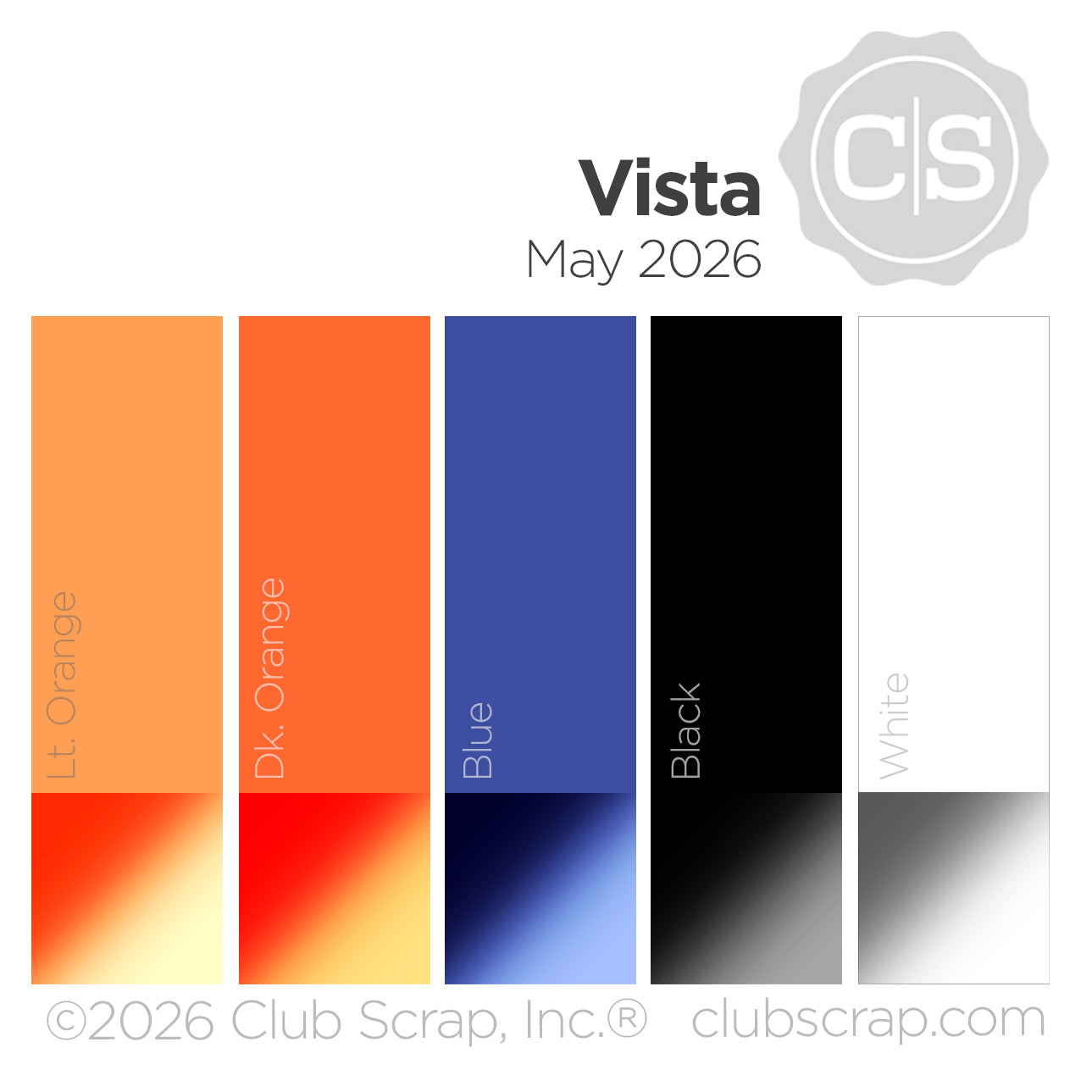 Vista 12x12 Plain Paper