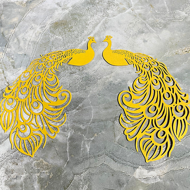Inspired Laser Cut Peacocks