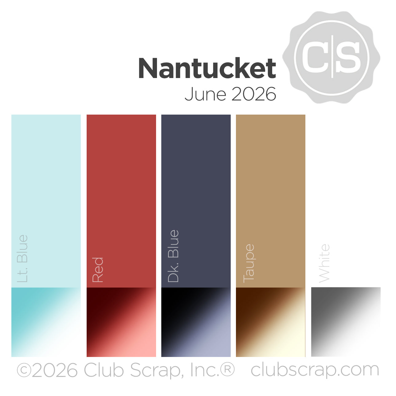 Nantucket 12x12 Plain Paper