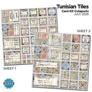 Tunisian Tiles Card Cutaparts