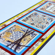 Tunisian Tiles Card Ribbons