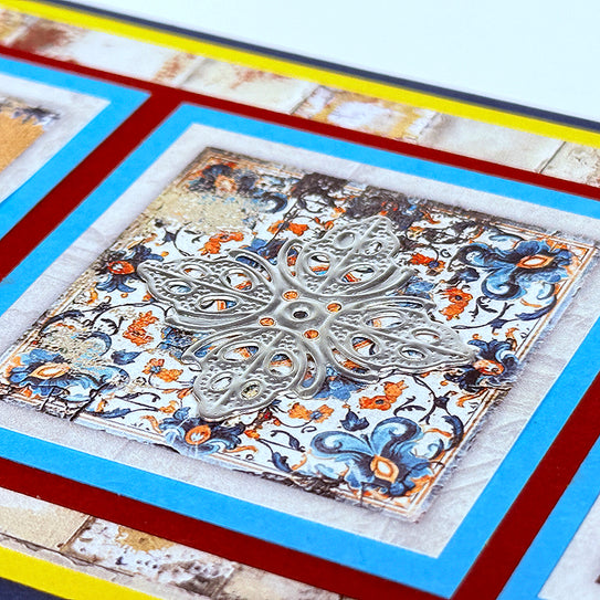 Tunisian Tiles Small Silver Medallions