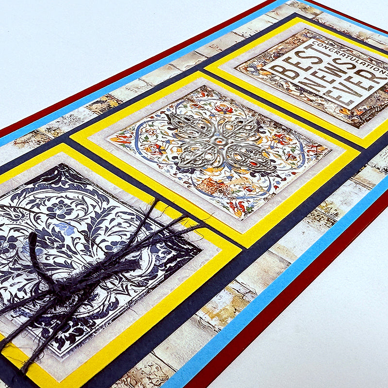 Tunisian Tiles Small Silver Medallions