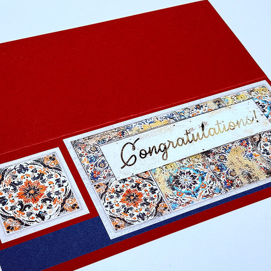 Tunisian Tiles Card Cutaparts