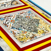 Tunisian Tiles Small Silver Medallions