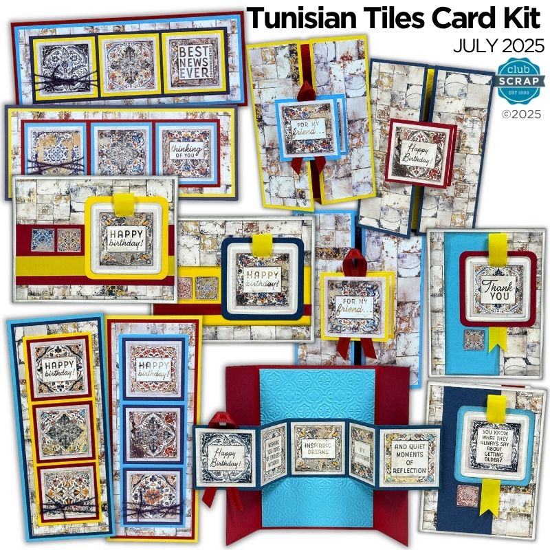 Tunisian Tiles Card Kit