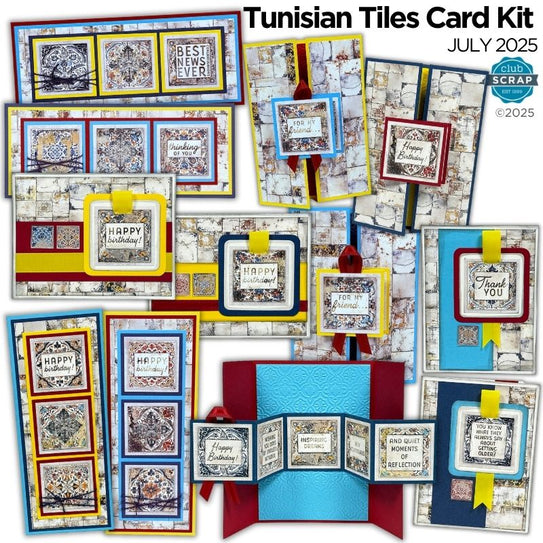 Tunisian Tiles Card Kit