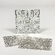 Tunisian Tiles Large Silver Medallions